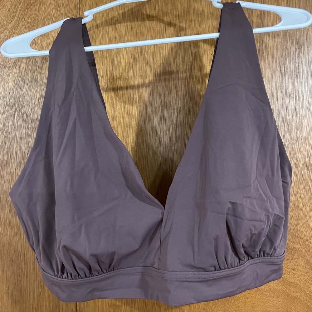 Soft Knit V-neck Bralette